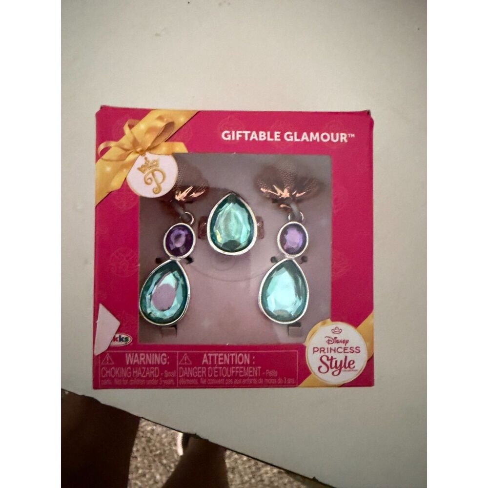 Disney princess collection giftable glamour jewelry set-  blue